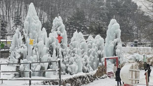 백운계곡 동장군축제 이미지