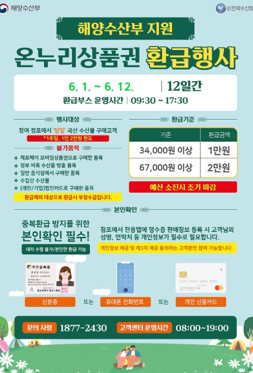 광양시, ‘전통시장 온누리상품권 환급행사’ 마지막 기회 잡아라